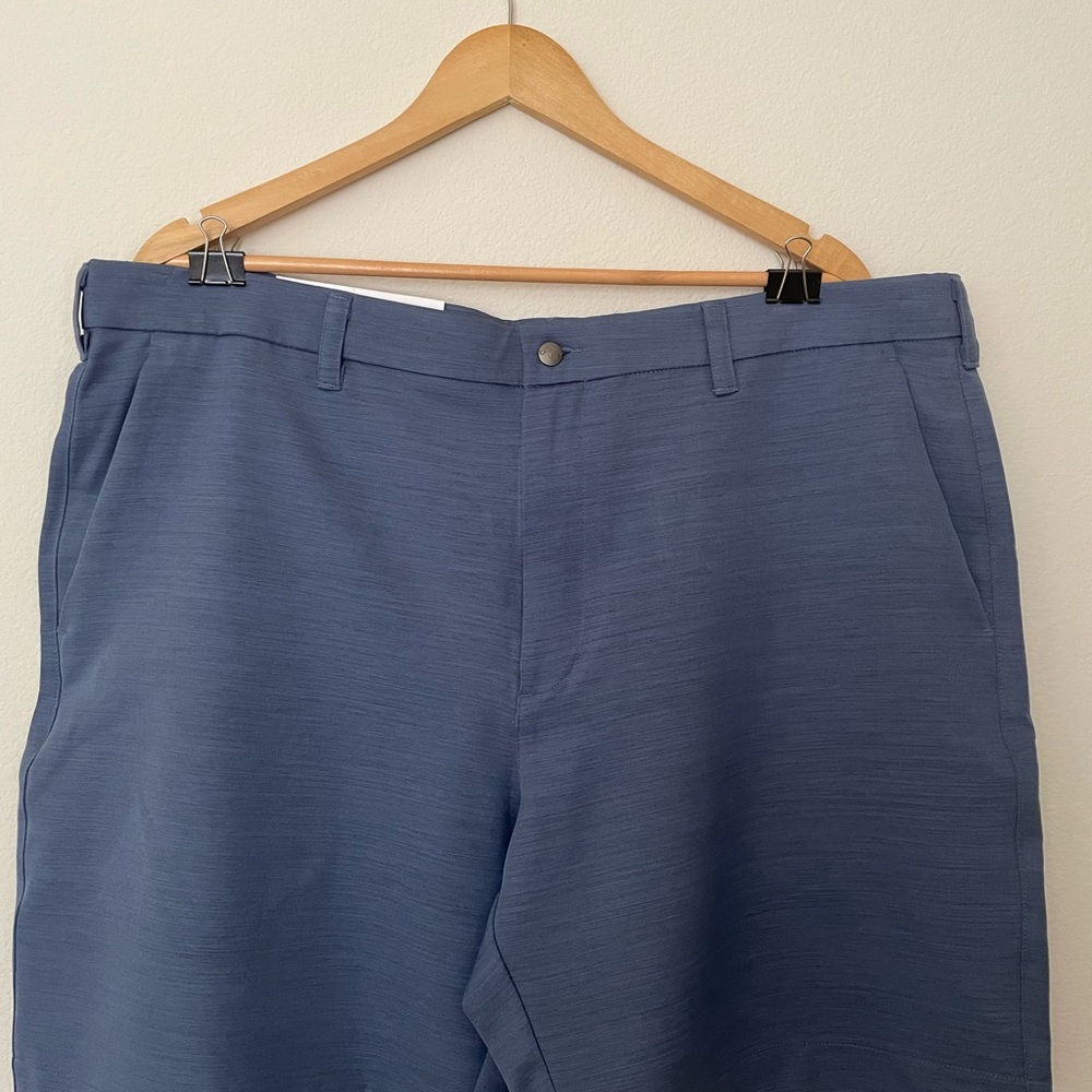 Callaway Blue Flat Front Shorts for Smart Casual Wear